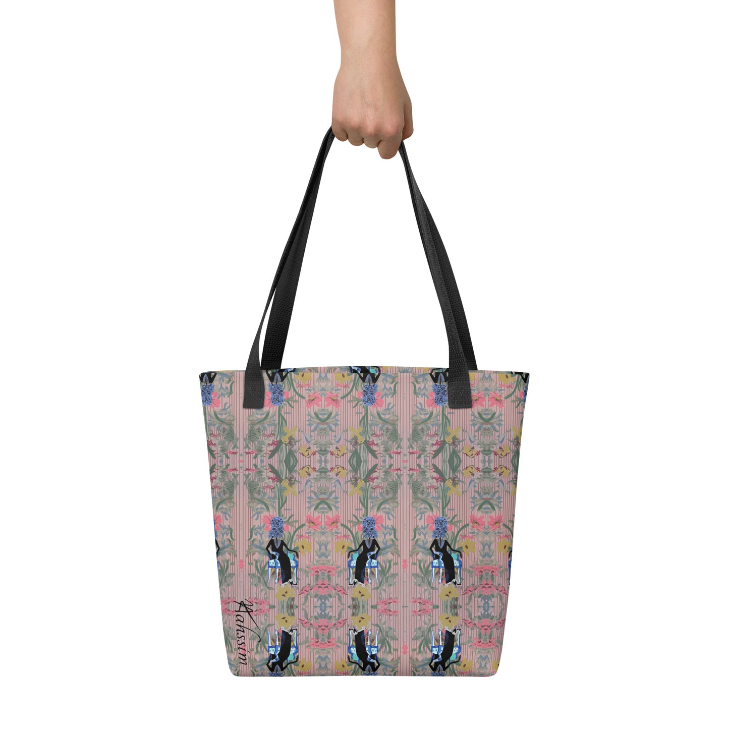 Floral NANA Tote bag